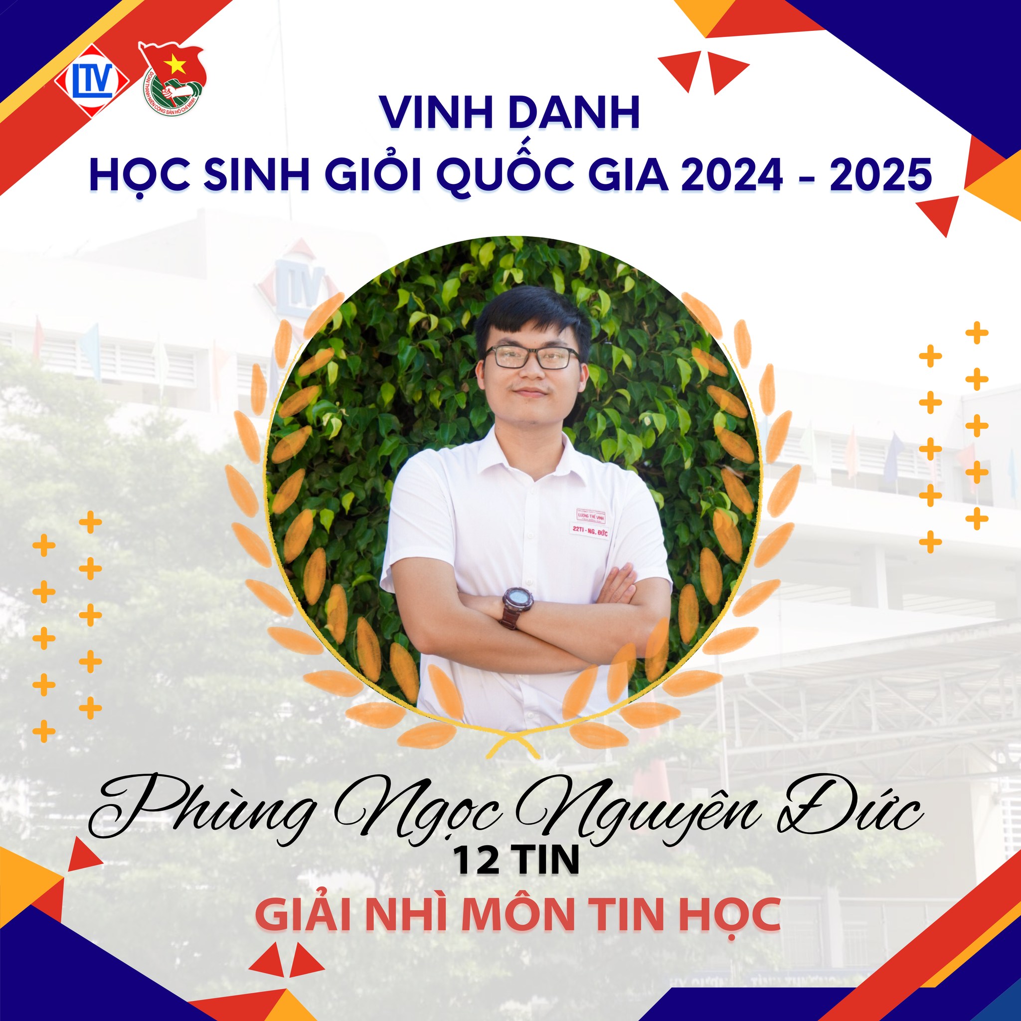 Phùng Ngọc Nguyên Đức vinh danh Giải Nhì học sinh giỏi Quốc gia môn TIn học năm học 2024 2025.jpg