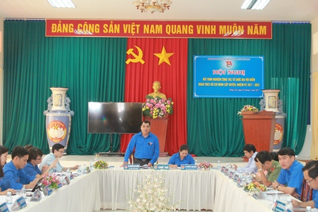 Đc Nguyễn Cao Cường - Bí thư Tỉnh đoàn Đồng Nai phát biểu chỉ đạo tại Hội nghị.JPG